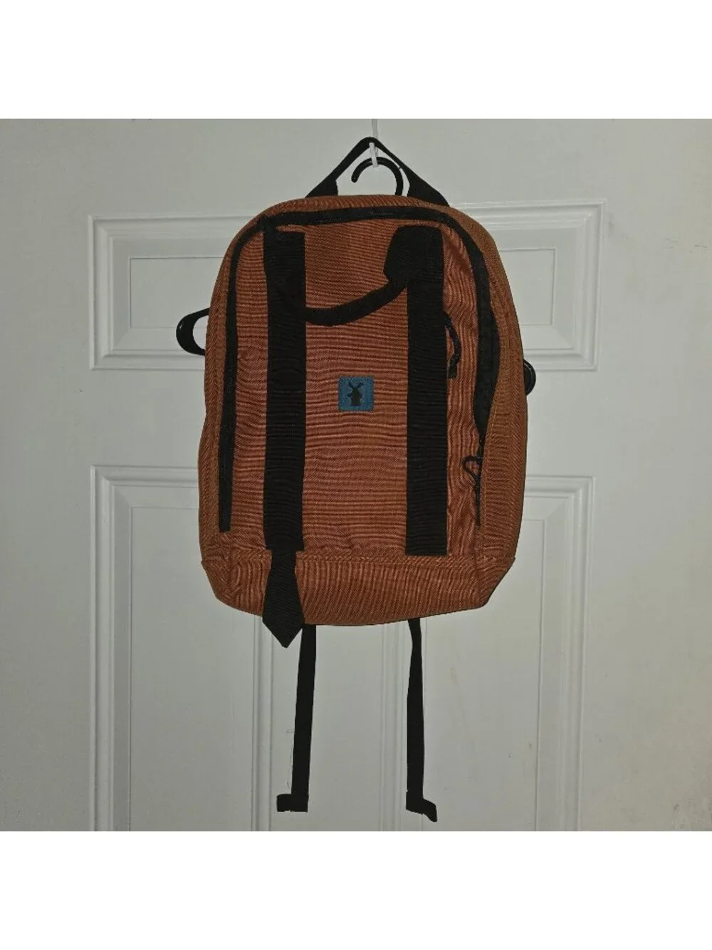 Dutch Bros Coffee Burnt Orange Backpack Unisex Laptop Bag School Tote Nylon